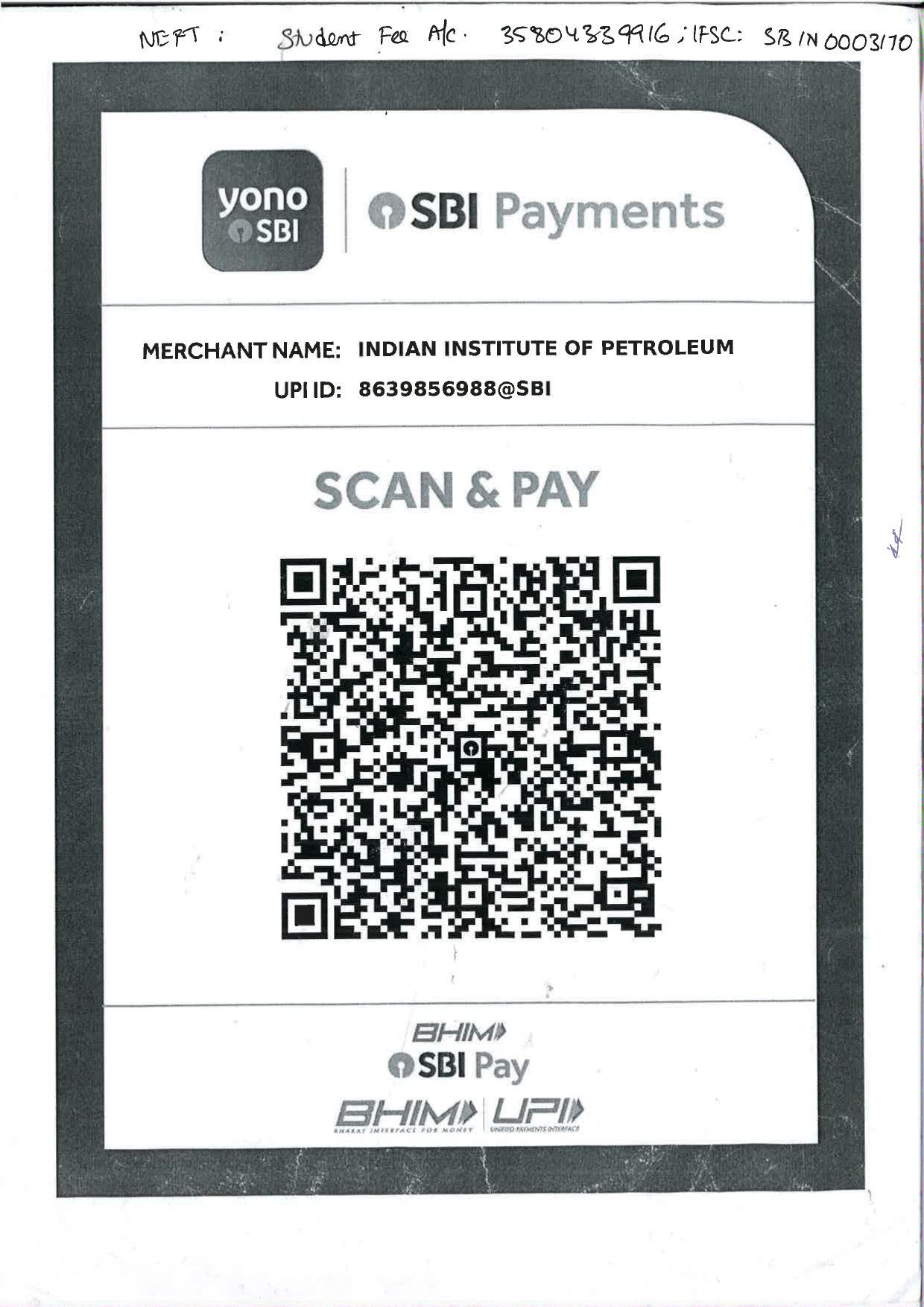 UPI QR Code