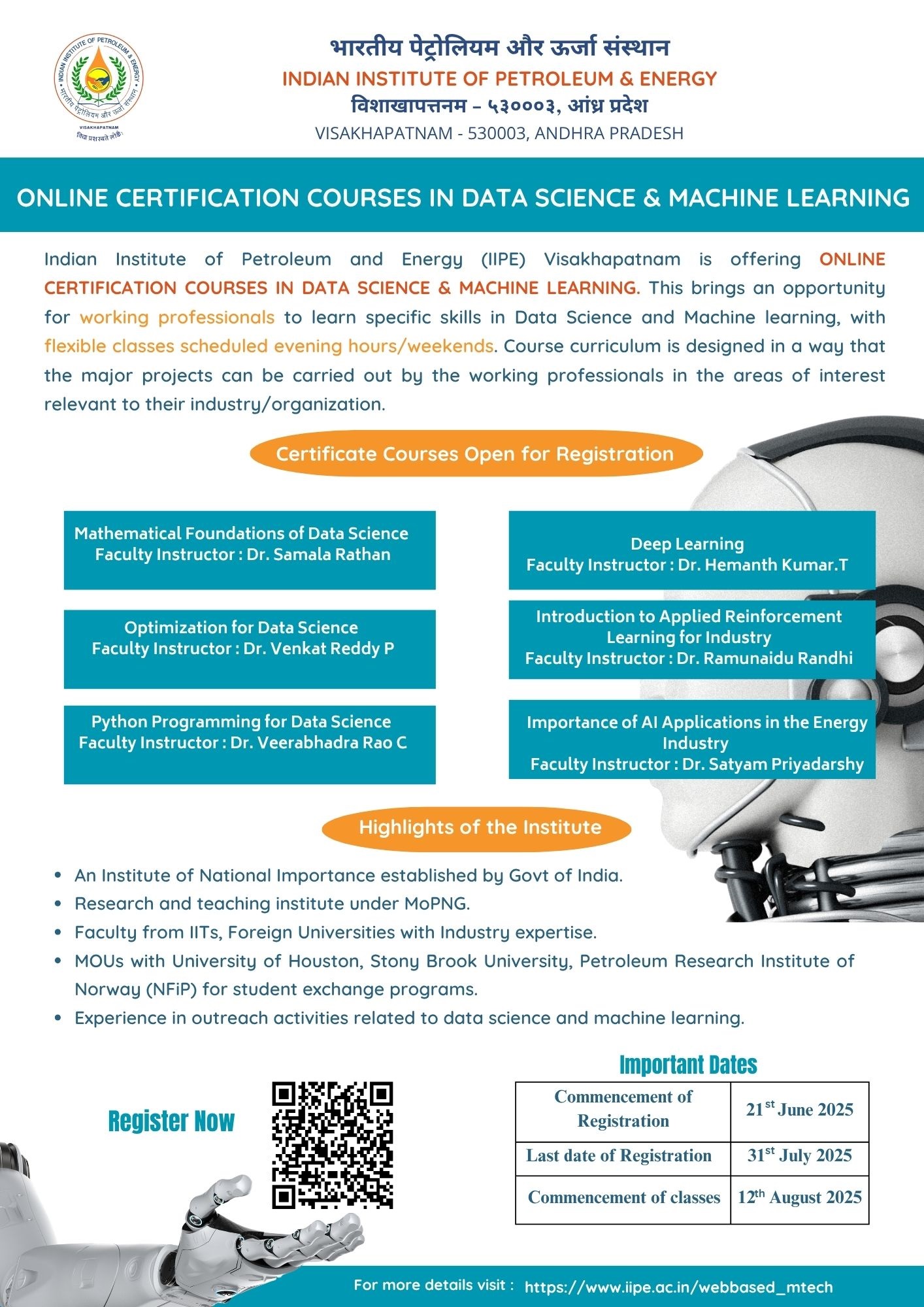 Course Registration Flyer